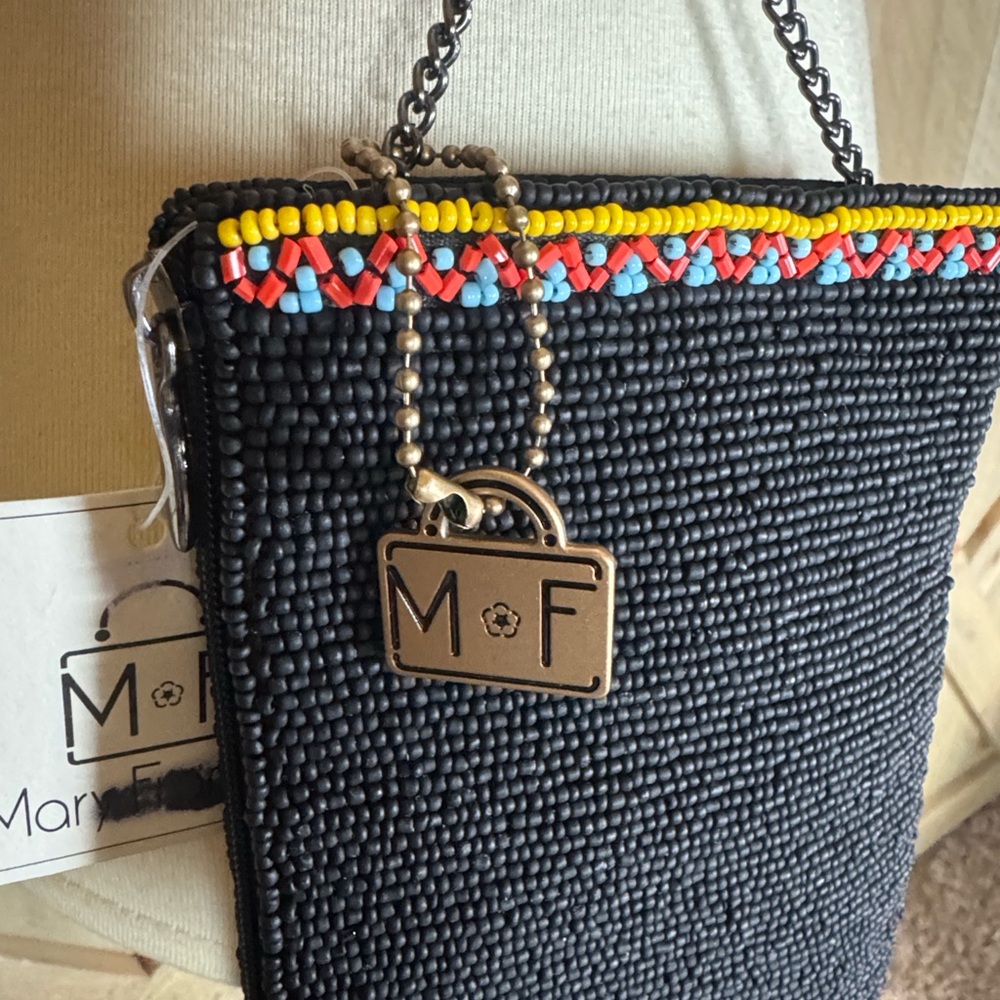Mary Francis Salty beaded crossbody handbag with margarita New with tag - Picture 4 of 13